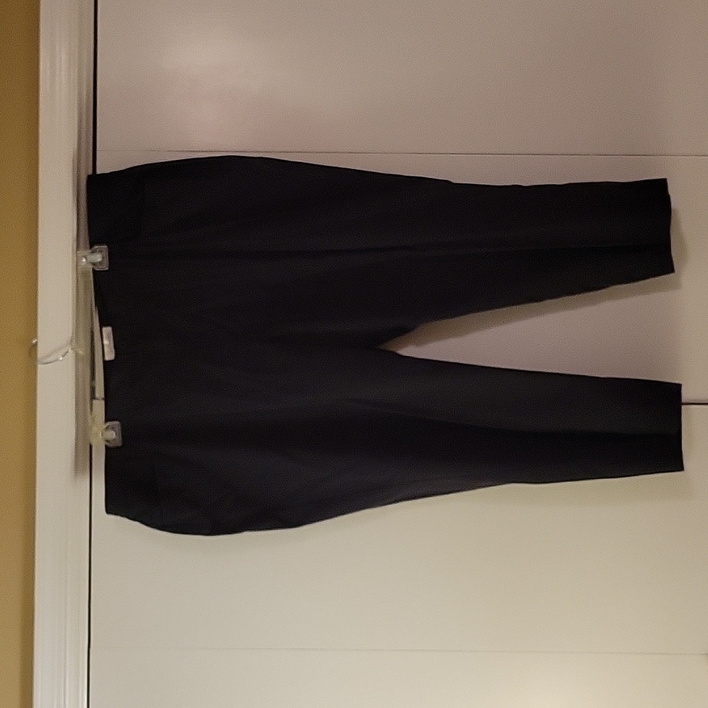 CJ Banks wrinkle-free navy chinos size 28
